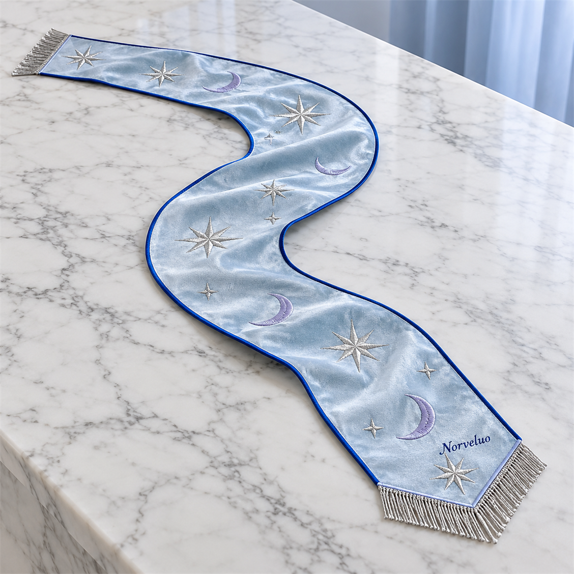 Norveluo Moonlit Celebration Table Runner - main product view
