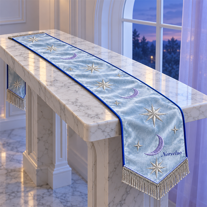 Norveluo Moonlit Celebration Table Runner - secondary product view