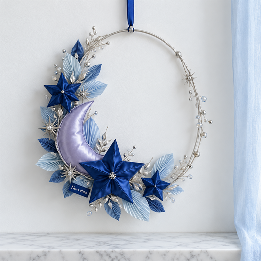 Norveluo Celestial Moon Wreath - main product view