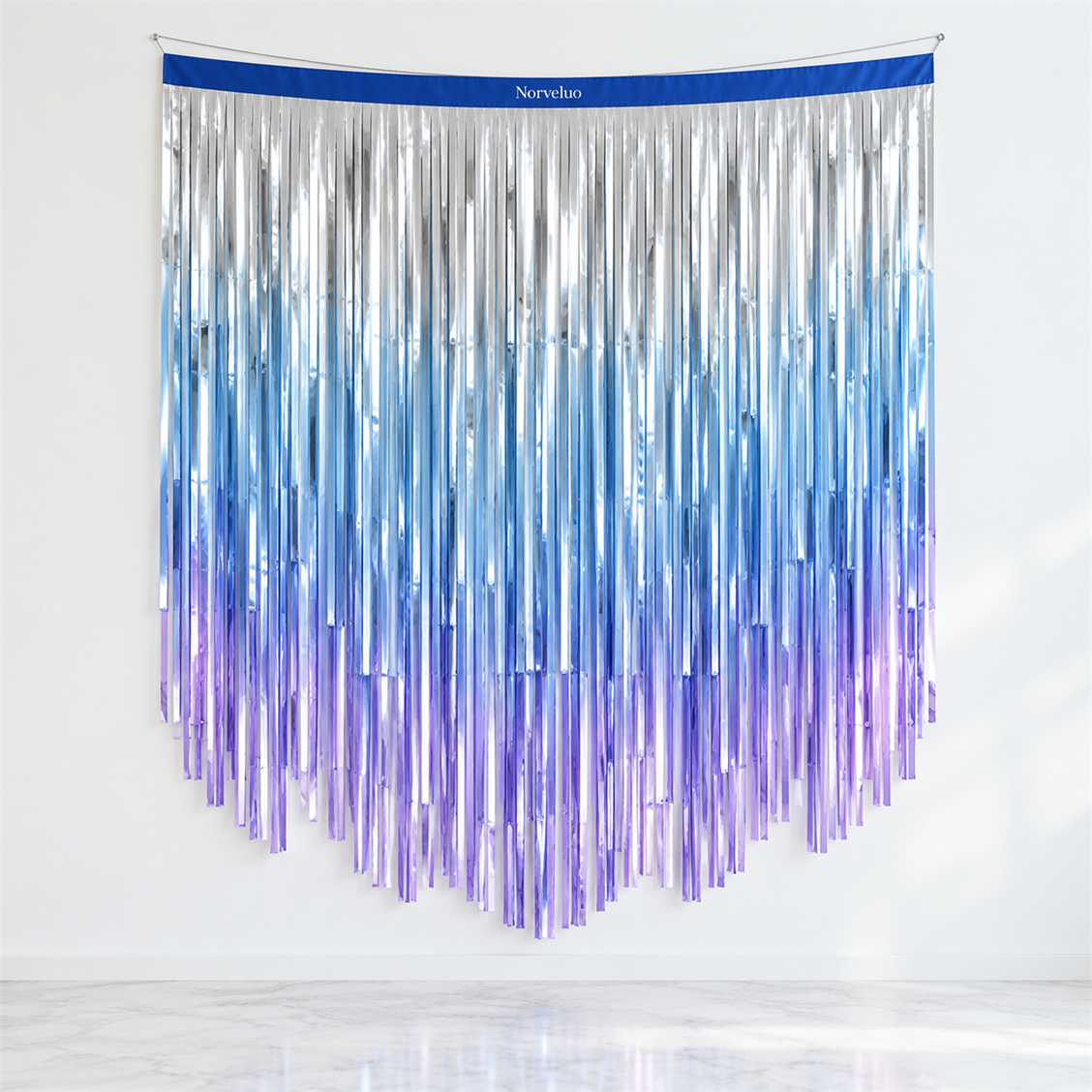 Norveluo Twilight Fringe Backdrop Curtain - secondary product view