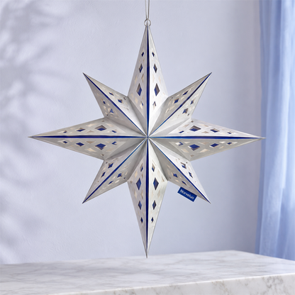 Norveluo Silver Star Lantern - secondary product view